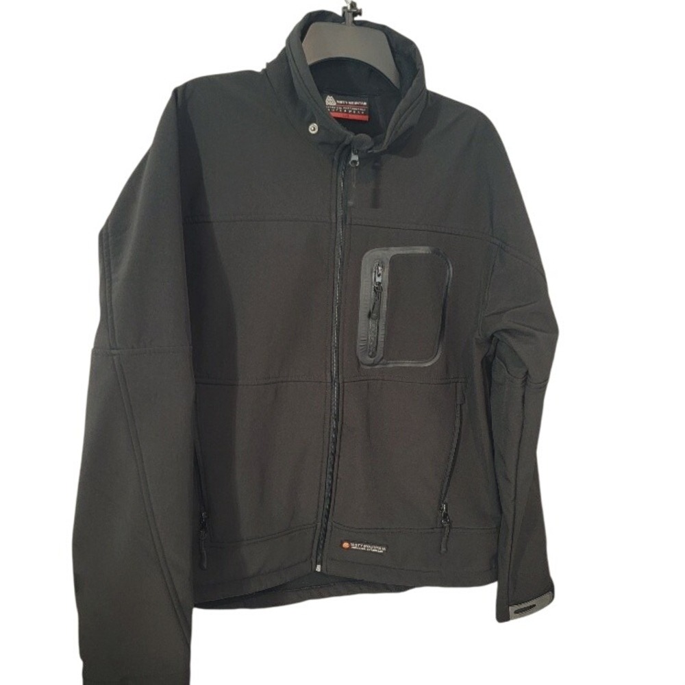 Misty Mountain Men's Black Jacket, Gorpcore, Tech Performance Outwear Sz L